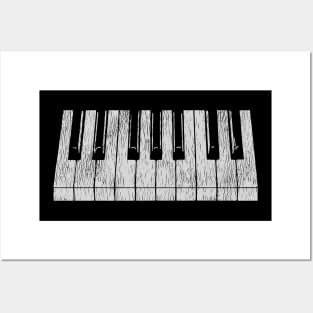 Piano Keys Vintage Posters and Art